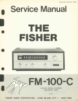 Fisher FM-100-C - Service Manual 